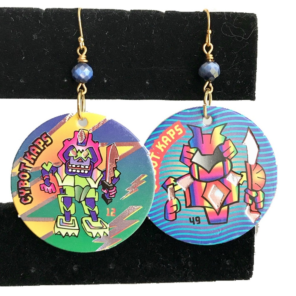 💄Boutique Vintage POG Cybot Kaps Earrings